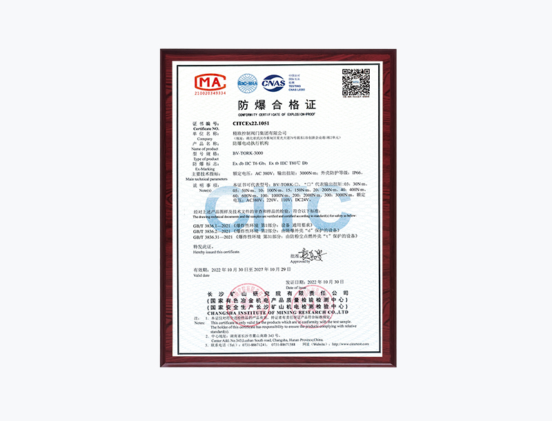 电动执行器防爆